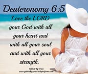 LOVE THE LORD YOUR GOD / DEUTERONOMY 6:5