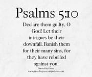 BANISH THEM / PSLAMS 5:10