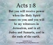 YOU WILL RECEIVE POWER / ACTS 1:8