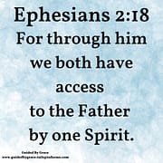 ACCESS TO THE FATHER / EPHESIANS 2:1
