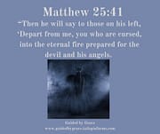 DEVIL AND HIS ANGELS / MATTHEW 25:41