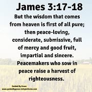 BUT THE WISDOM THAT COMES FROM HEAVEN