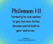 USELESS – USEFUL / PHILEMON 1:11