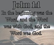 THE WORD / JOHN 1:1