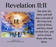 TERROR STRUCK THOSE WHO SAW THEM / REVELATION 11:11