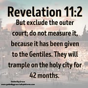 TRAMPLE ON THE HOLY CITY / REVELATION 11:2