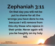 ON THAT DAY / ZEPHANIAH 3:11