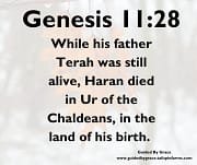 UR OF THE CHALDEANS / GENESIS 11:28
