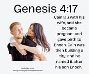 CAIN ... HIS WIFE / GENESIS 4:17