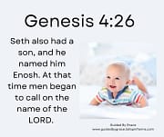 CALL ON THE NAME OF THE LORD / GENESIS 4:26
