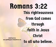 FAITH / ROMANS 3:22