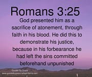HIS BLOOD / ROMANS 3:25