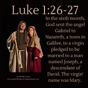 PLEDGED TO BE MARRIED / LUKE 1:26-27