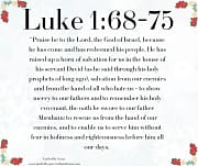 HOLINESS AND RIGHTEOUSNESS / LUKE 1:68-75