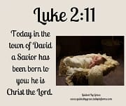 A SAVIOR ... CHRIST THE LORD / LUKE 2:11
