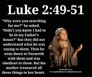 I HAD TO BE IN MY FATHER'S HOUSE / LUKE 2:49-51