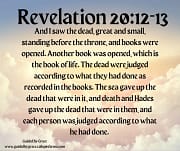 ACCORDING TO WHAT THEY HAD DONE / REVELATION 20:12