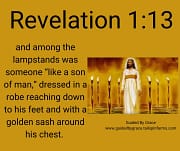 A SON OF MAN / REVELATION 1:13