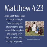 THE KINGDOM AND HEALING / MATTHEW 4:23