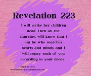 HER CHILDREN /REVELATION 2:23