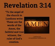 THE AMEN / REVELATION 3:14