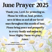 JUNE PRAYER 2025