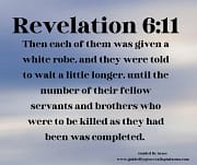 BROTHERS WHO WERE TO BE KILLED / REVELATION 6:11