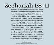 I HAD A VISION / ZECHARIAH 1:8-11