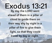 A PILLAR OF CLOUD / EXODUS 13:21