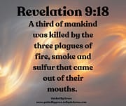 FIRE, SMOKE AND SULFUR / REVELATION 9:18