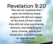 STILL DID NOT REPENT / REVELATION 9:20