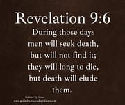 SEEK DEATH BUT WILL NOT FIND IT / REVELATION 9:6