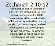 JOINED WITH THE LORD IN THAT DAY / ZECHARIAH 2:10-12