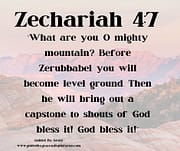 O MIGHTY MOUNTAIN / ZECHARIAH 4:7