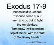 JOSHUA / EXODUS 17:9