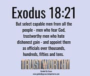 SELECT CAPABLE MEN / EXODUS 18:21