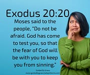 DO NOT BE AFRAID / EXODUS 20:20