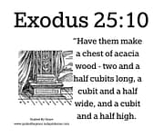 CHEST / EXODUS 25:10