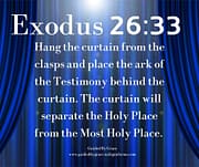THE CURTAIN / EXODUS 26:33