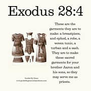 A BREASTPIECE / EXODUS 28:4