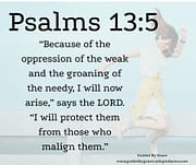 MY HEART REJOICES IN YOUR SALVATION / PSALMS 13:5