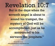 MYSTERY OF GOD / REVELATION 10:7