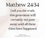 THIS GENERATION / MATTHEW 24:34