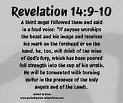 IF ANYONE WORSHIPS THE BEAST / REVELATION 14:9-10