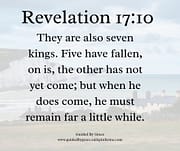 SEVEN KINGS / REVELATION 17:10