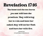 WILL HATE THE PROSTITUTE / REVELATION 17:16