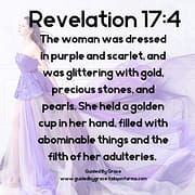 A GOLDEN CUP / REVELATION 17:4