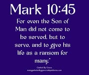 A RANSOM / MARK 10:45