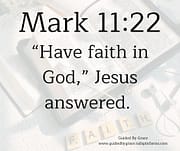 FAITH IN GOD / MARK 11:22