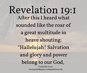 AFTER THIS - HALLELUJAH! / REVELATION 19:1